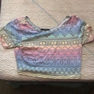 Patterned crop top